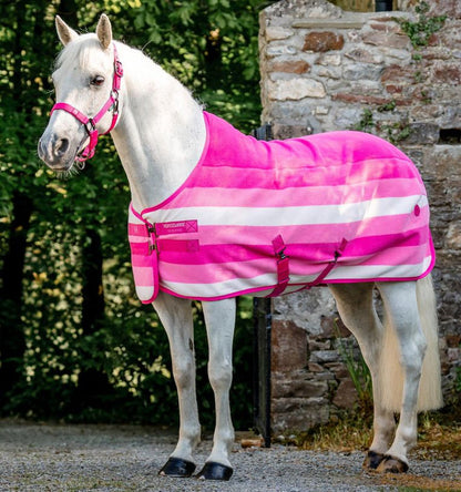 Horseware Newmarket Fleece Cooler 66" Pink - Riders Choice Supply Co