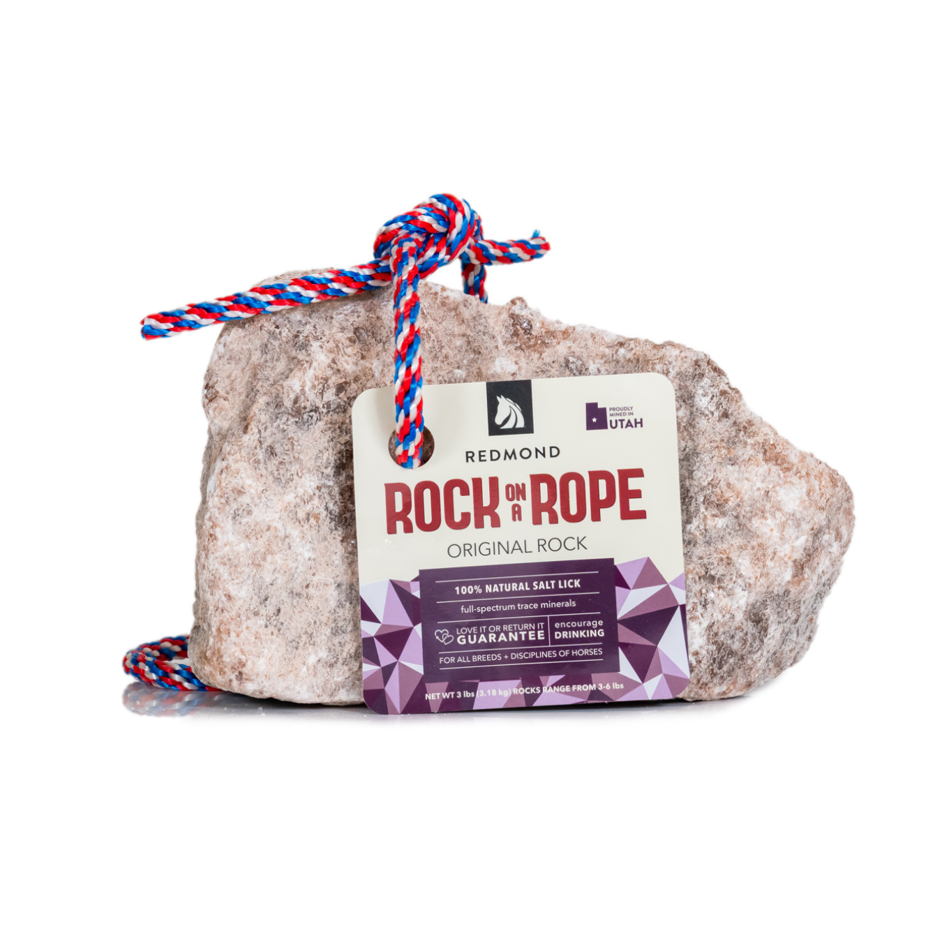 Redmond Rock® - Mined Horse Salt Lick - Riders Choice Supply Co