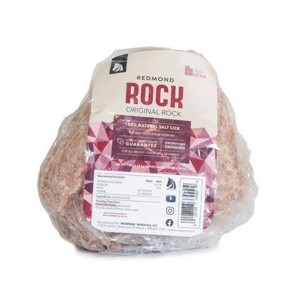 Redmond Rock® - Mined Horse Salt Lick - Riders Choice Supply Co
