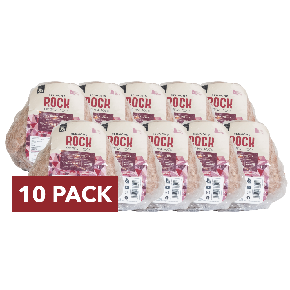 Redmond Rock® - Mined Horse Salt Lick - Riders Choice Supply Co