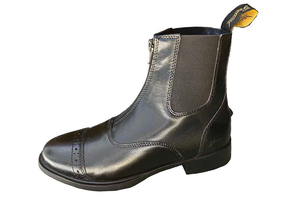 Zip-Up Synthetic Leather Paddock Boots - Riders Choice Supply Co