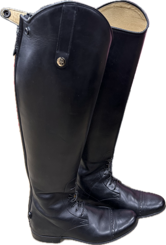 Der Dau Italian Leather Field Boot US 9.5 15" Calf 19.5" Height