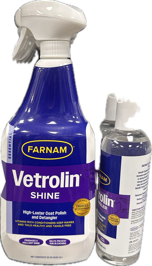 Farnam Vetrolin Shine Coat Polish & Conditioner, 32 oz