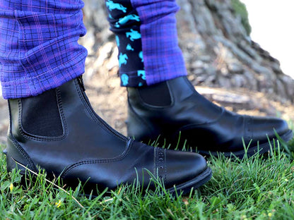Children's Zip Up Synthetic Paddock Boots - Riders Choice Supply Co