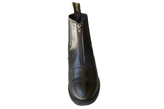 Zip-Up Synthetic Leather Paddock Boots - Riders Choice Supply Co