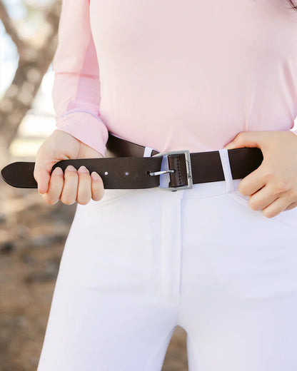 Grewal Equestrian Italian Leather Riding Belt - Riders Choice Supply Co