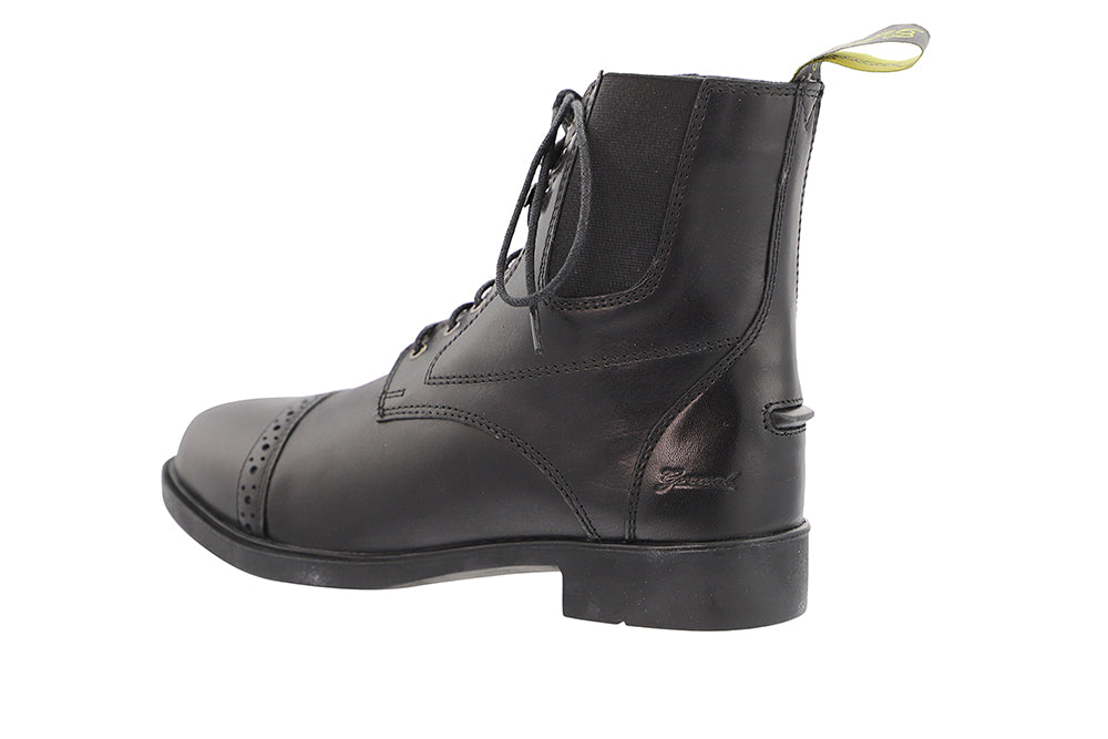 Lace-Up Synthetic Leather Paddock Boots - Riders Choice Supply Co