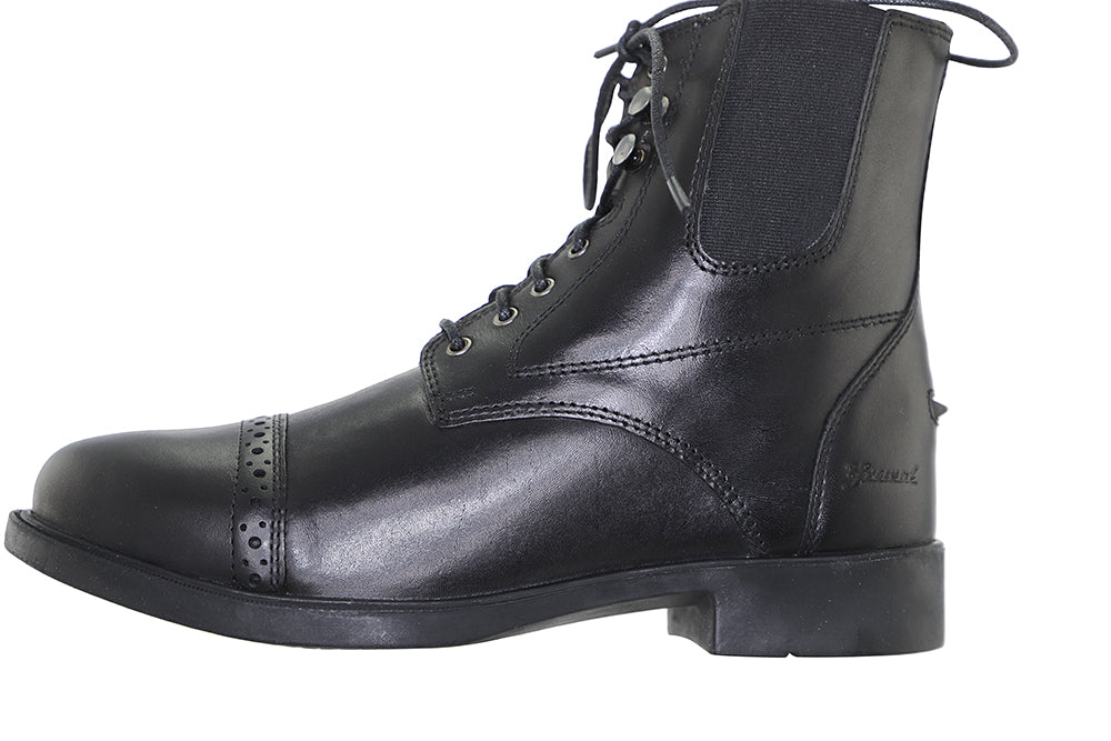 Lace-Up Synthetic Leather Paddock Boots - Riders Choice Supply Co