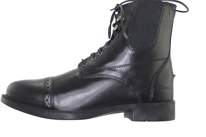 Lace-Up Synthetic Leather Paddock Boots - Riders Choice Supply Co