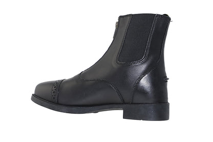 Zip-Up Synthetic Leather Paddock Boots - Riders Choice Supply Co