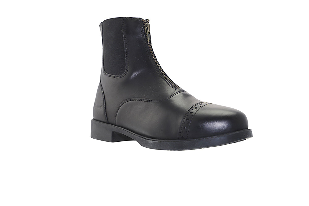 Zip-Up Leather Paddock Boots - Riders Choice Supply Co