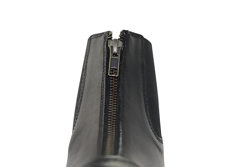 Zip-Up Leather Paddock Boots - Riders Choice Supply Co