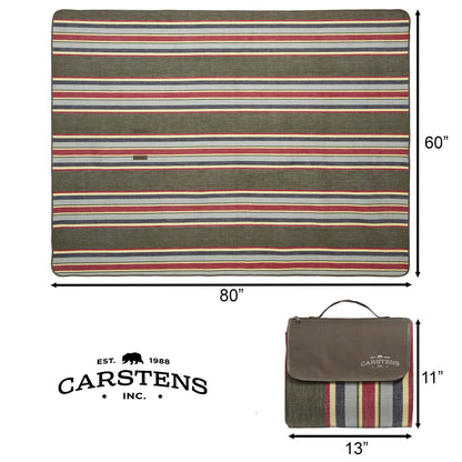 Field Stripe Picnic Blanket