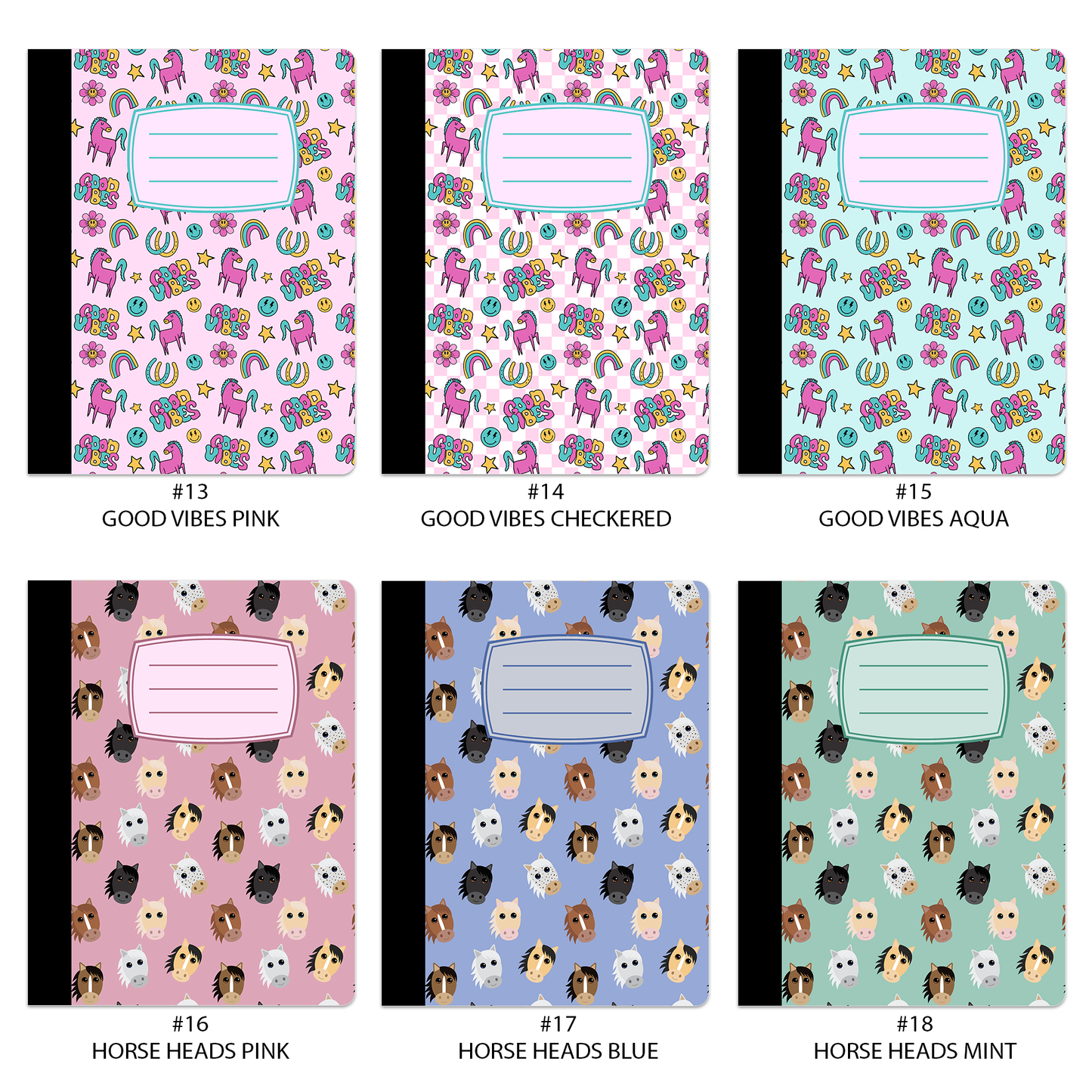 Equestrian Composition Notebook - Journal
