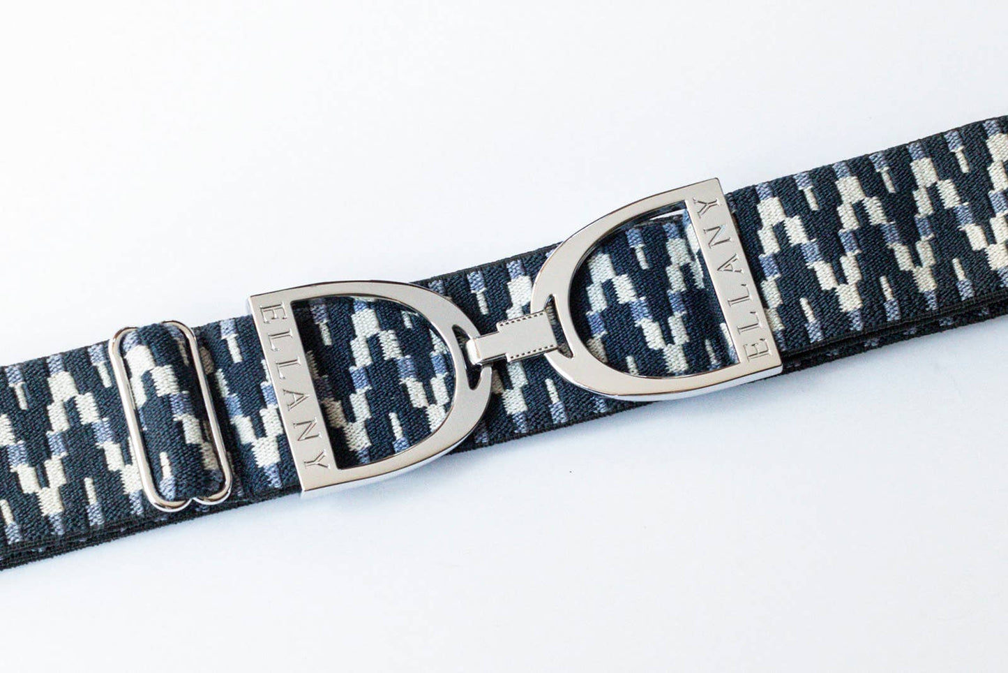 Lantanas - 1.5" Silver Stirrup Elastic Belt - Riders Choice Supply Co