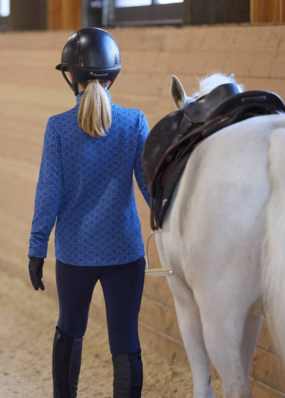 Kids Snaffle Links Fleece Half Zip Riding Top - Riders Choice Supply Co