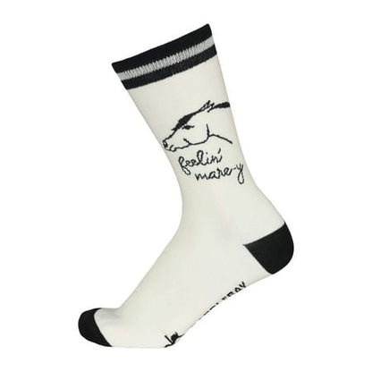 Dapplebay Knit Crew Socks - Feelin Mare-y Natural - Riders Choice Supply Co