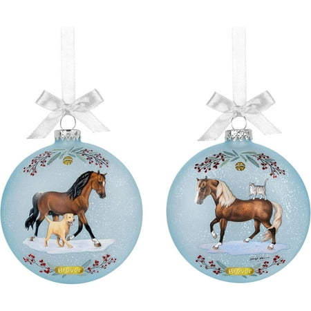 Breyer Holiday #10317 Morgan & Friends - 2025 Artist Signature Ornament - Brand New! - Riders Choice Supply Co