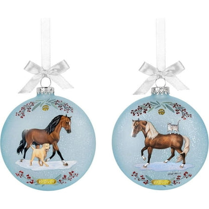 Breyer Holiday #10317 Morgan & Friends - 2025 Artist Signature Ornament - Brand New! - Riders Choice Supply Co