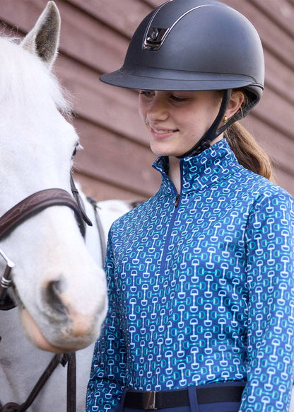 Kids First Level Quarter Zip Stretch Fleece Tech Top - Riders Choice Supply Co