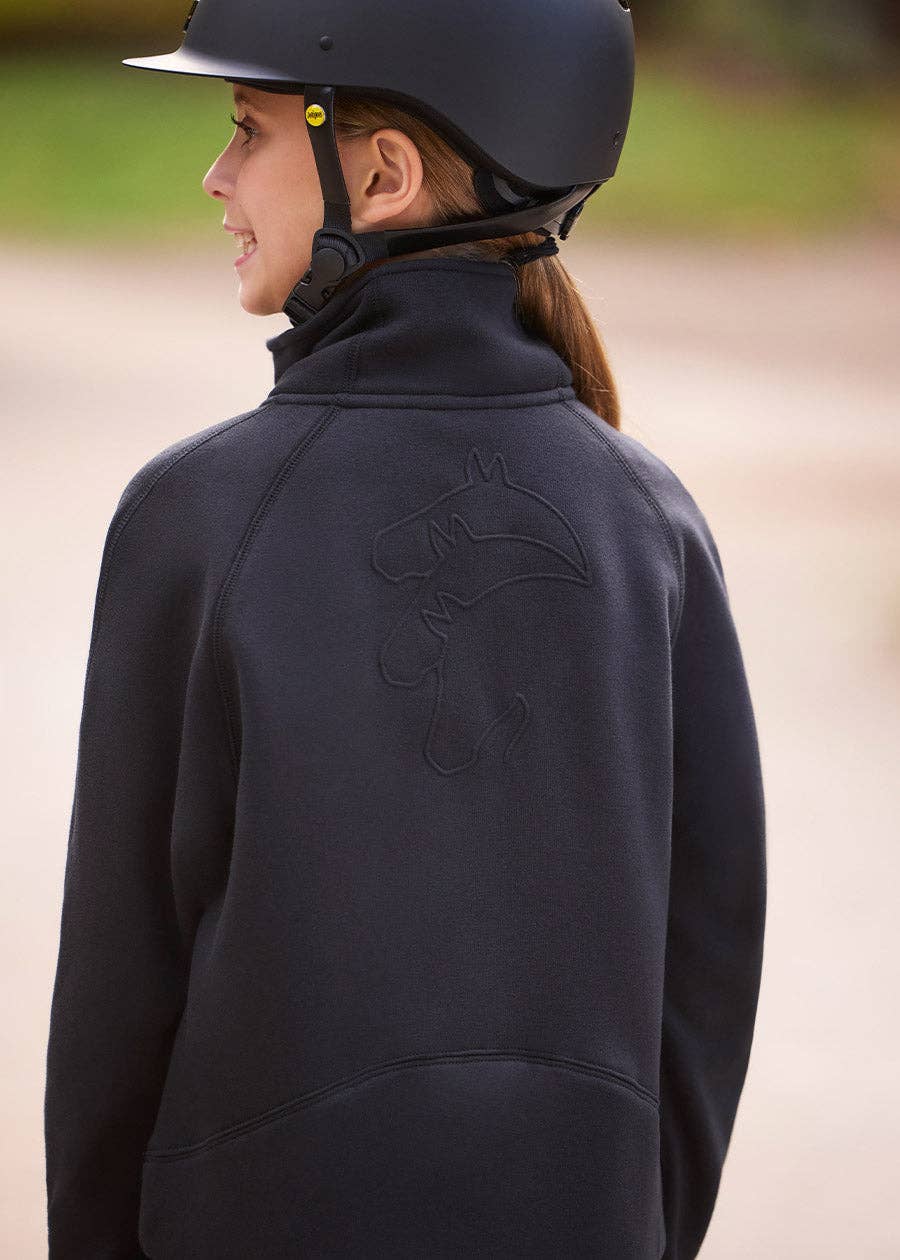 Kids Etched Equine Half Zip Sweatshirt - Riders Choice Supply Co