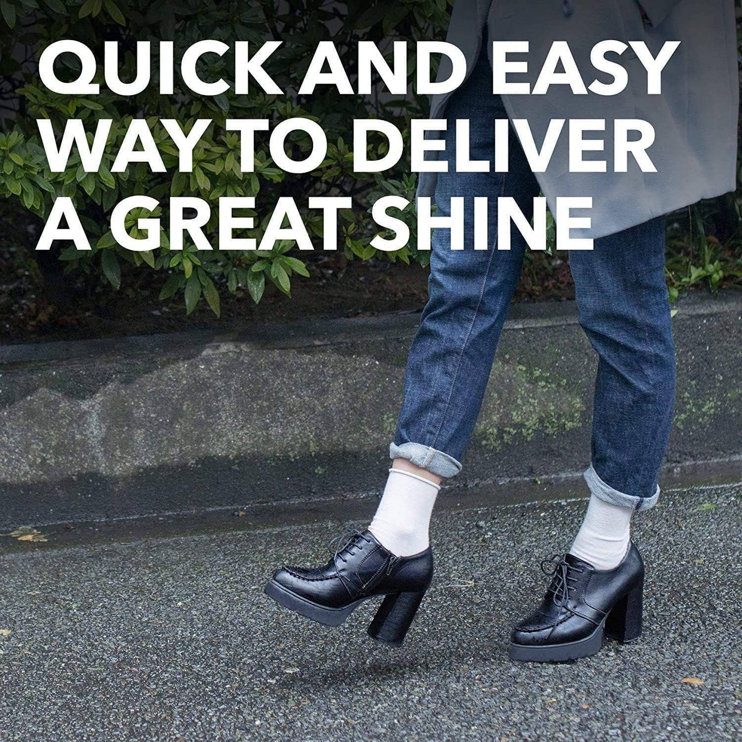 KIWI Express Shoe Shine Sponge, Black, 7 mL (0.23 Fl Oz)