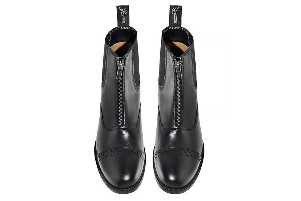 Zip-Up Leather Paddock Boots - Riders Choice Supply Co
