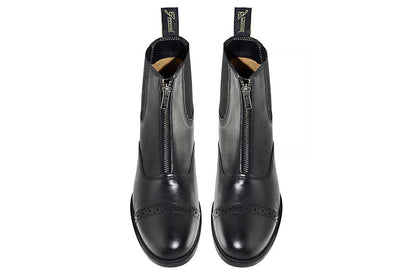 Zip-Up Leather Paddock Boots - Riders Choice Supply Co