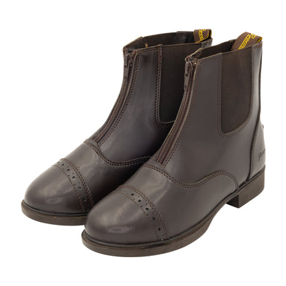 Children's Zip Up Synthetic Paddock Boots - Riders Choice Supply Co