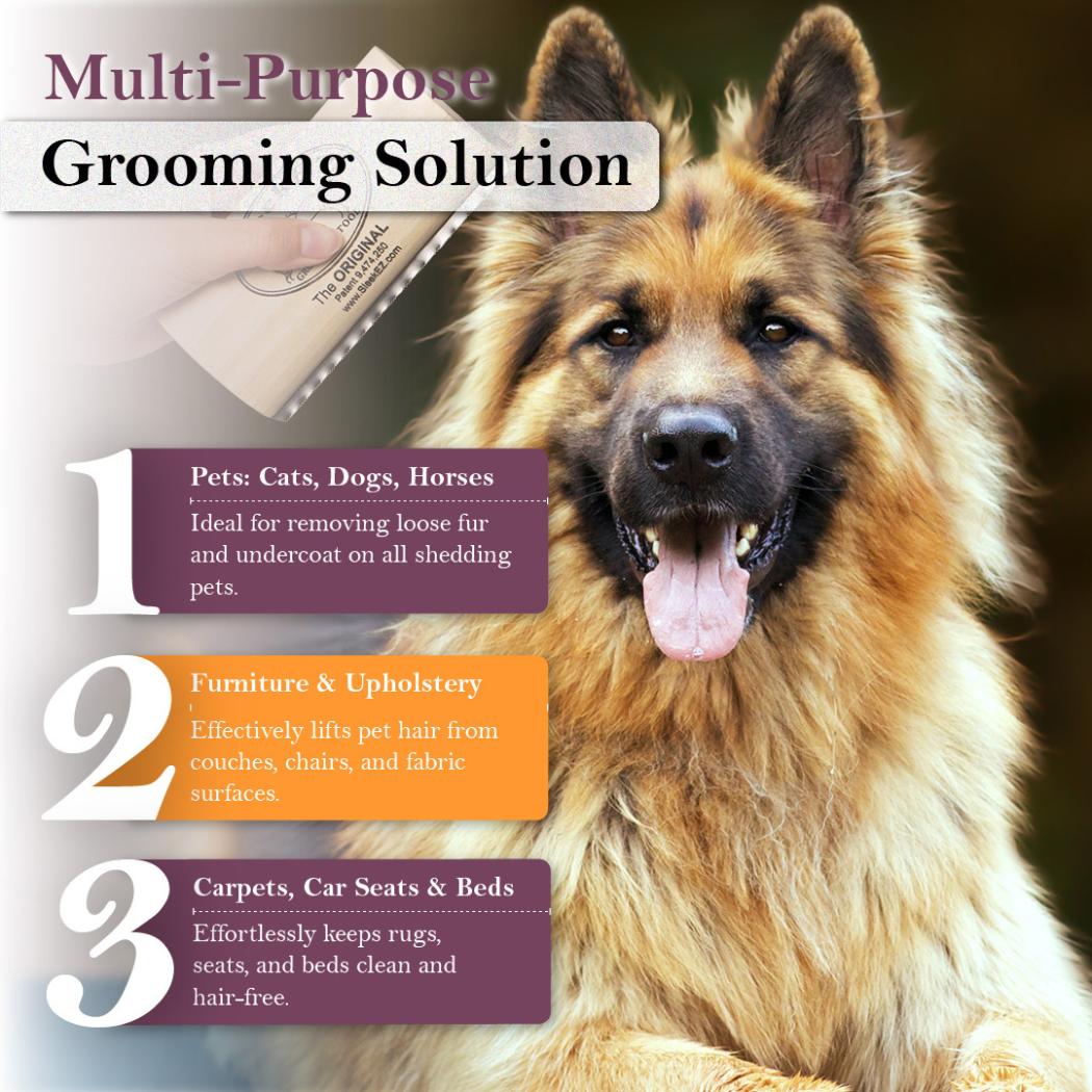 SleekEZ® Dog Brush for Shedding and Grooming (5 inch) - Riders Choice Supply Co