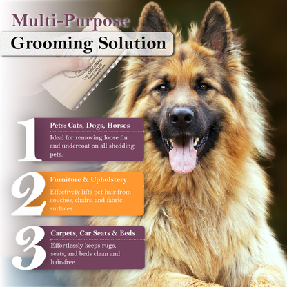 SleekEZ® Dog Brush for Shedding and Grooming (5 inch) - Riders Choice Supply Co