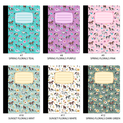 Equestrian Composition Notebook - Journal