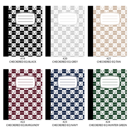 Equestrian Composition Notebook - Journal