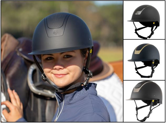 Equinavia Crown MIPS Riding Helmet, Black Matte - Riders Choice Supply Co