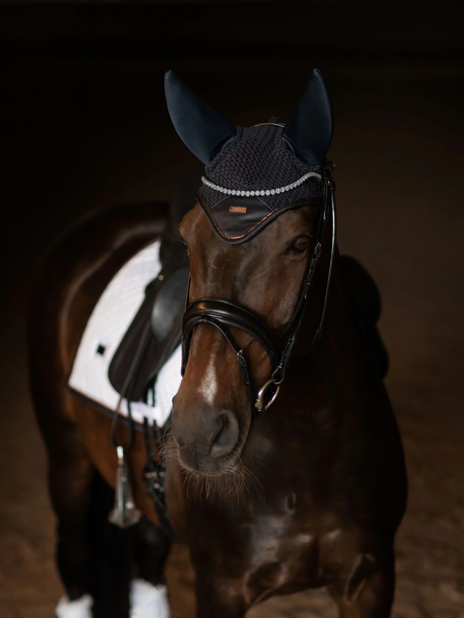 Equestrian Stockholm Soundless Ear Bonnet Modern
Dark Ocean - Full - Riders Choice Supply Co