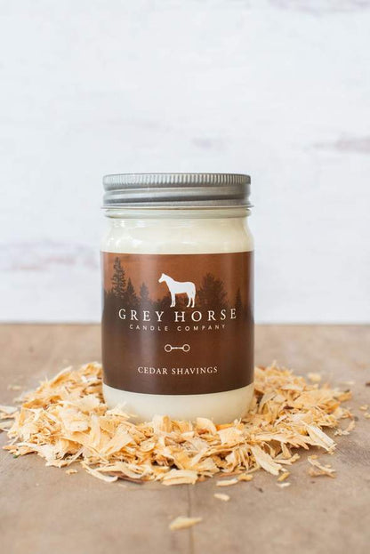 Cedar Shavings Soy Candle
