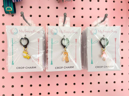 Donut Crop & Bridle Equestrian Charms