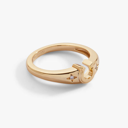 Lucky Horseshoe Ring