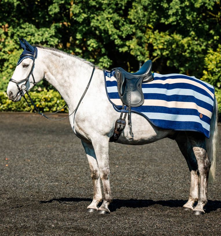 Horseware Newmarket Exercise Sheet Witney Navy Large - Riders Choice Supply Co