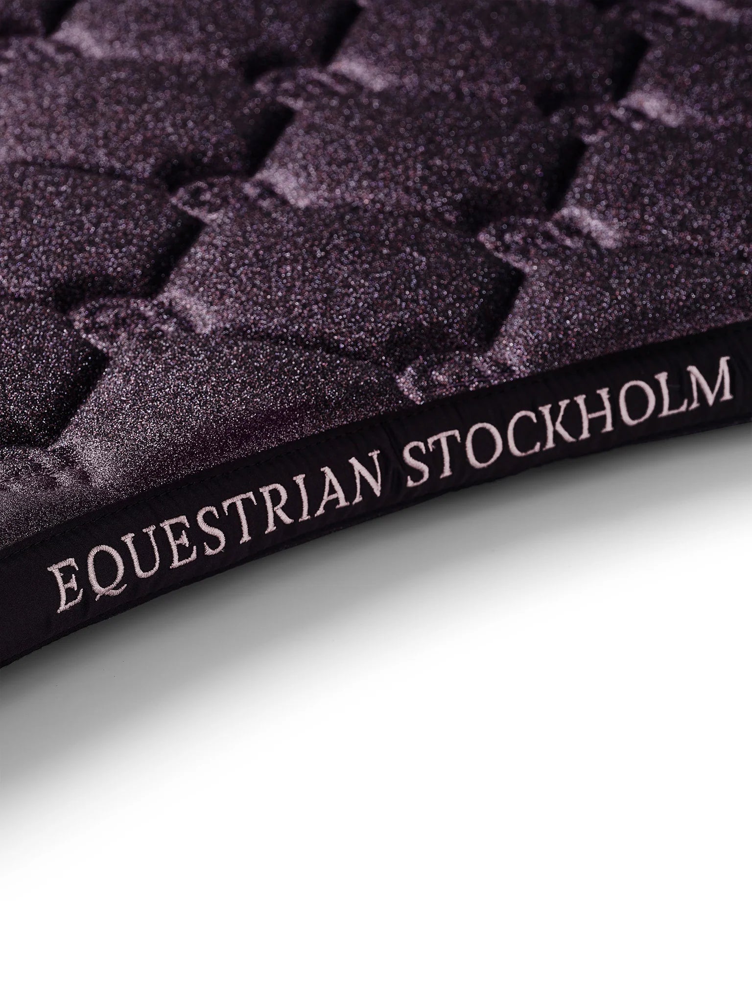 Equestrian Stockholm Jump Saddle Pad Purple Glimmer - Full - Riders Choice Supply Co