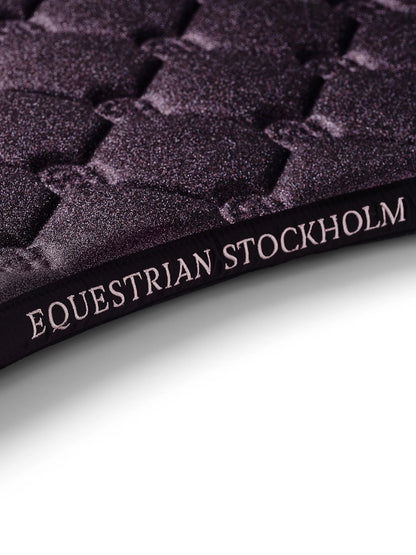 Equestrian Stockholm Jump Saddle Pad Purple Glimmer - Full - Riders Choice Supply Co