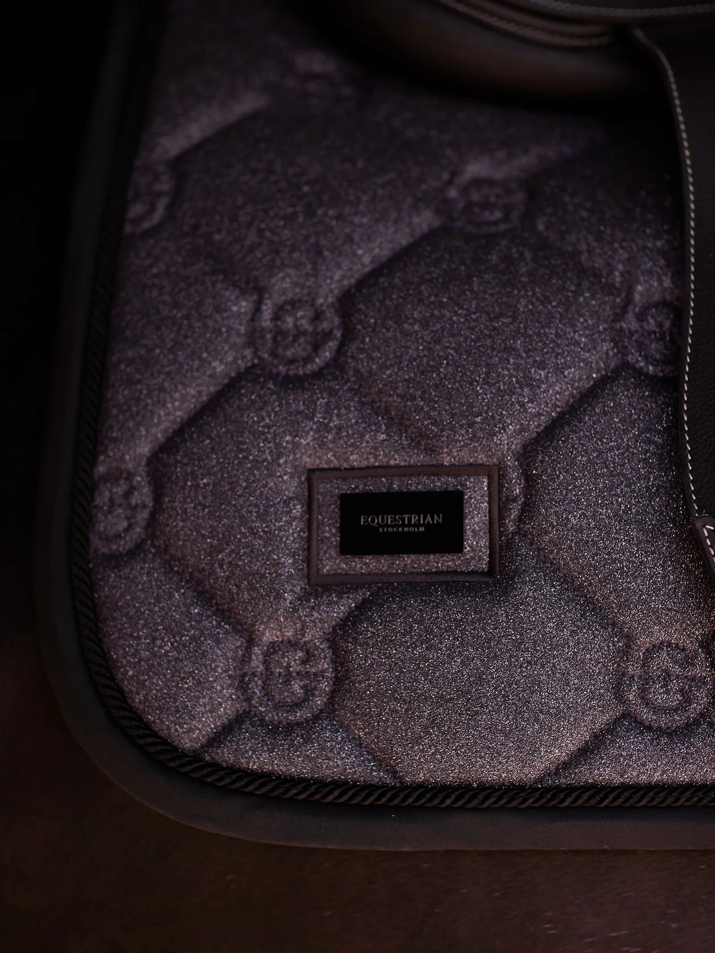 Equestrian Stockholm Jump Saddle Pad Purple Glimmer - Full - Riders Choice Supply Co