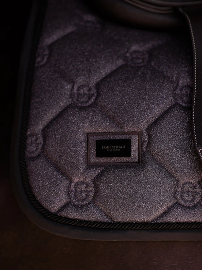 Equestrian Stockholm Jump Saddle Pad Purple Glimmer - Full - Riders Choice Supply Co