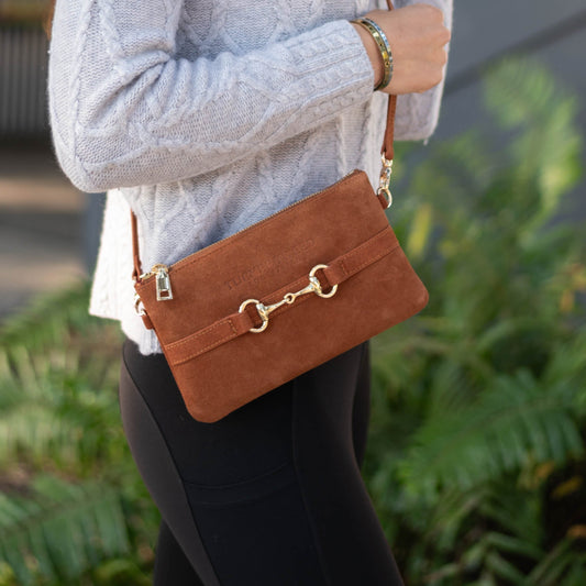 Wellington Wristlet Sorrel Suede Edition - Riders Choice Supply Co
